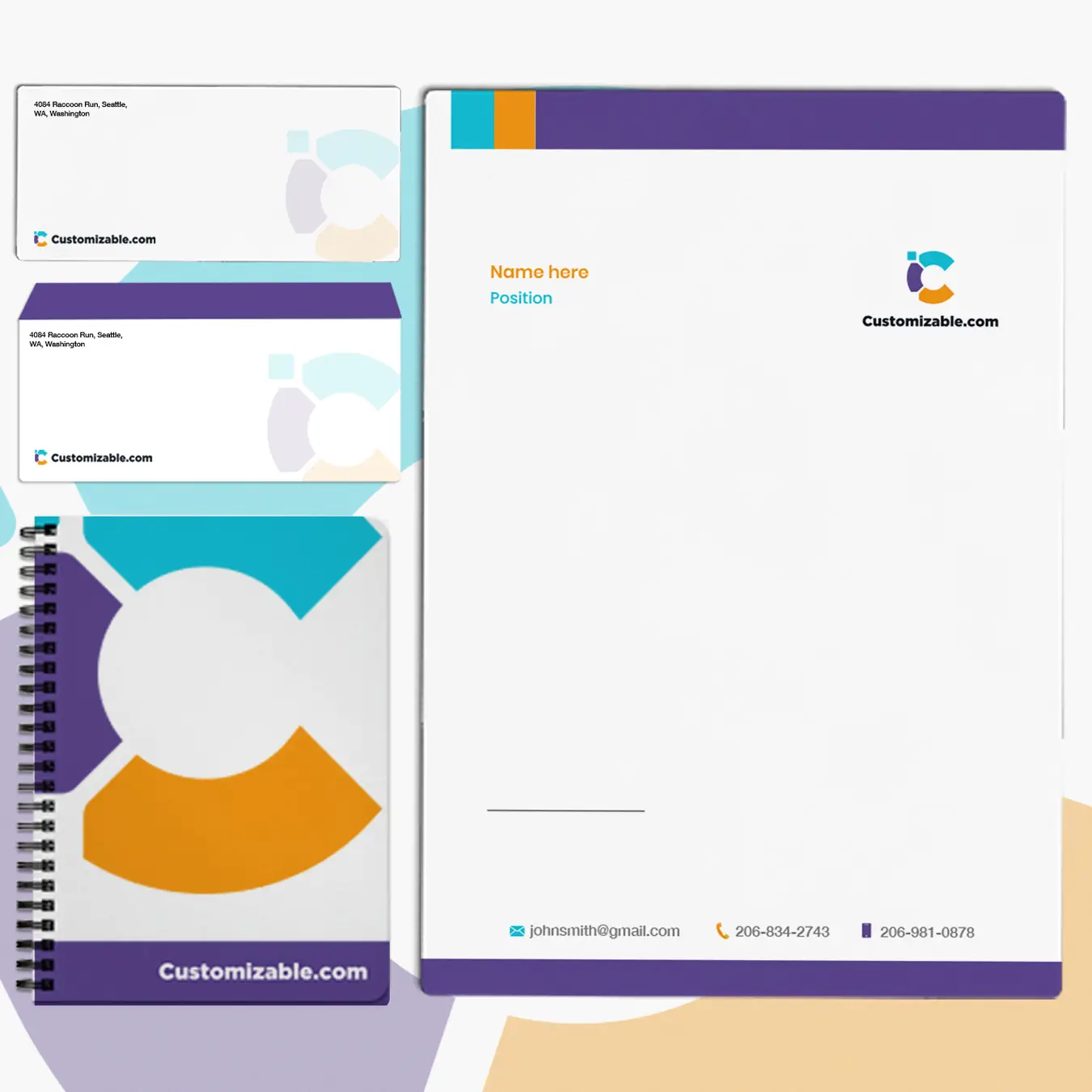 Stationery & templates 3