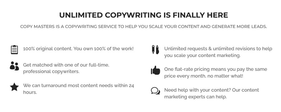 The Top Unlimited Copywriting Companies (updated 2026)