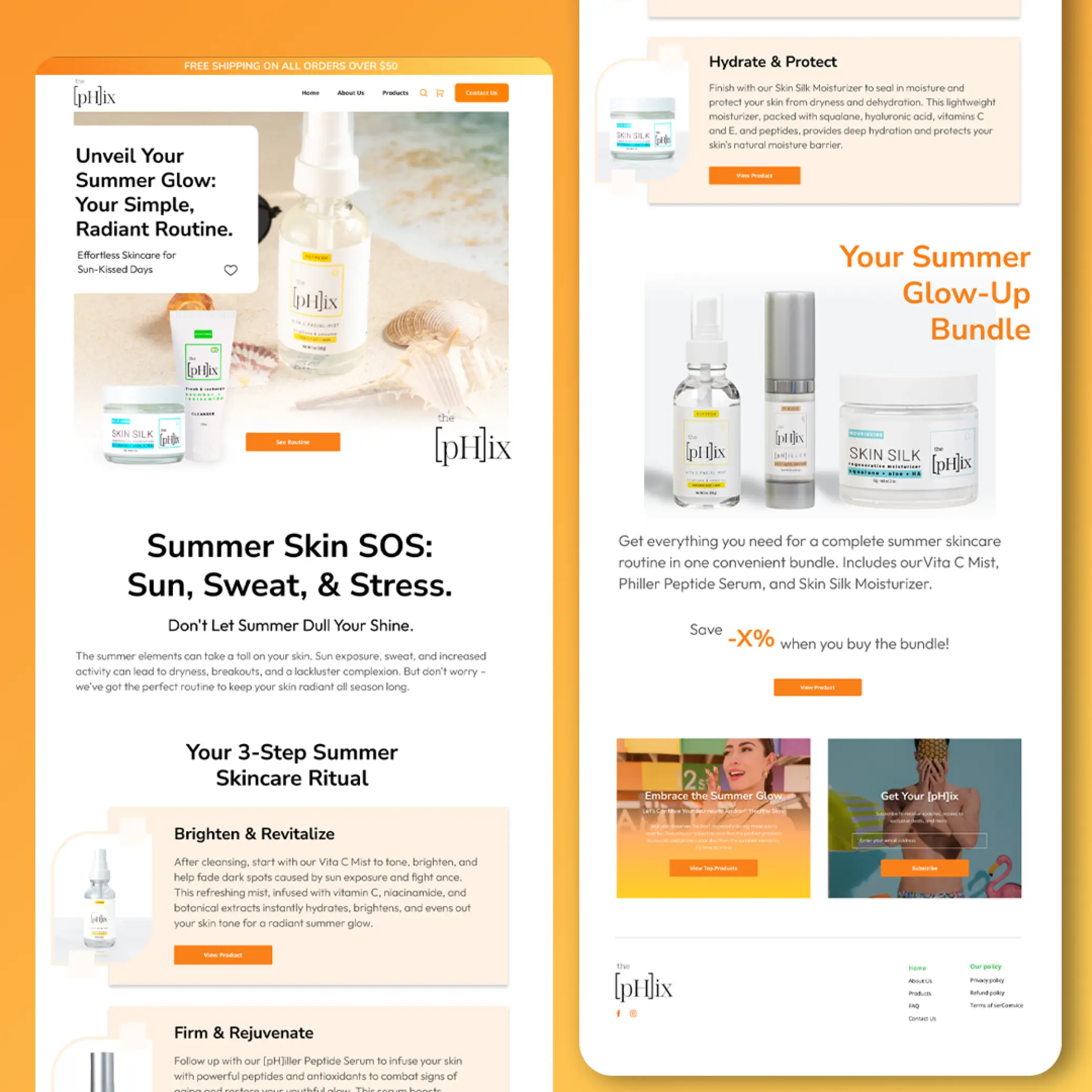 Web & digital example 4 - Flocksy unlimited graphic design