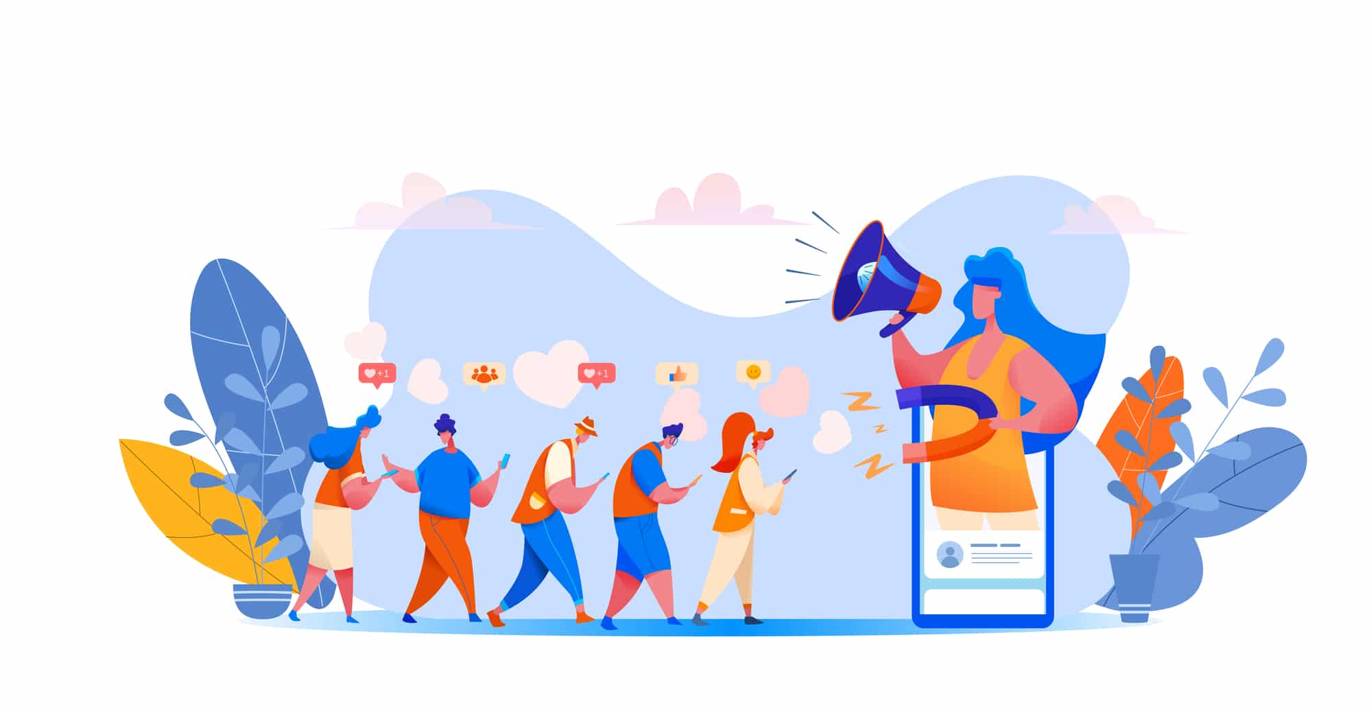 Banner graphiv of activism socia media