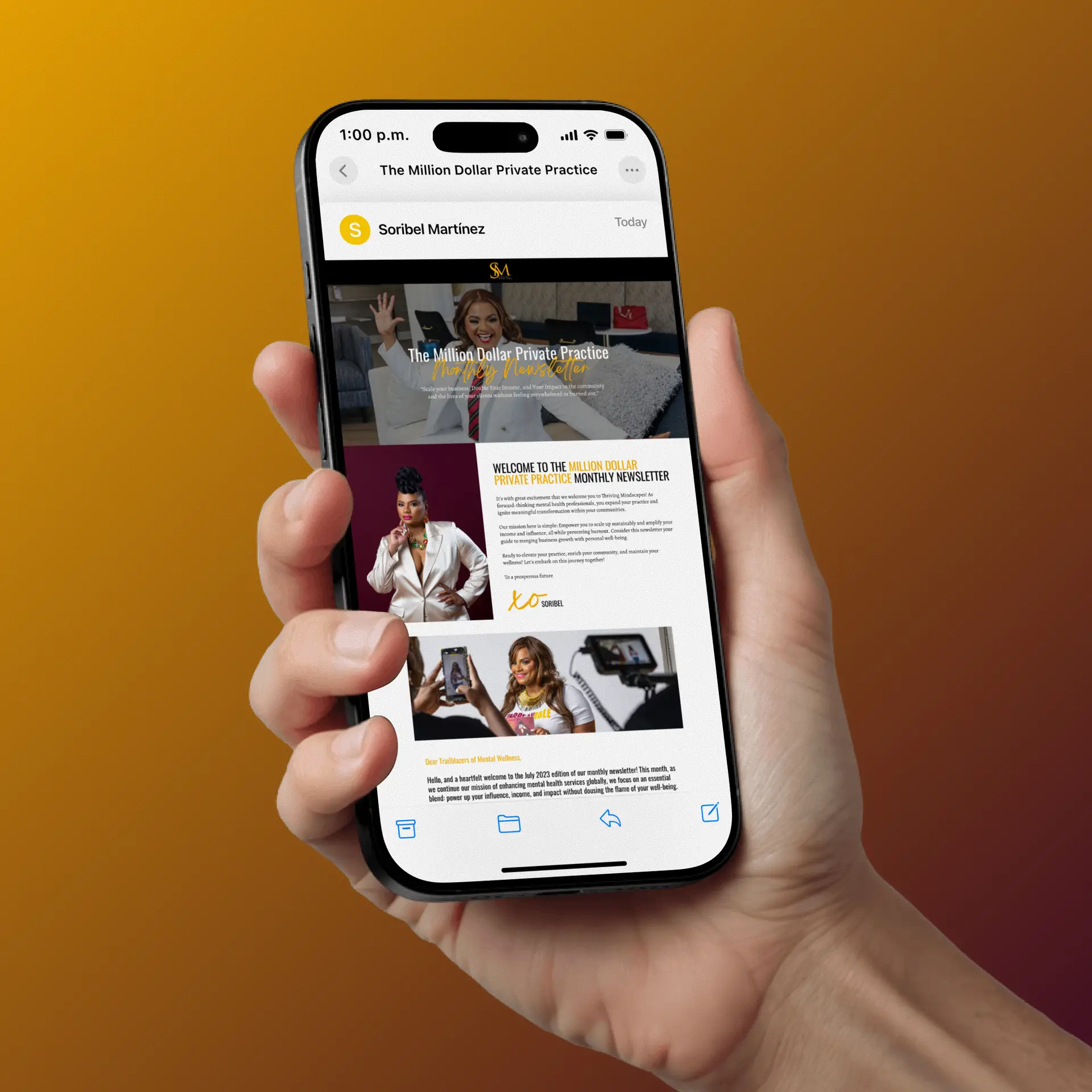 Email template
