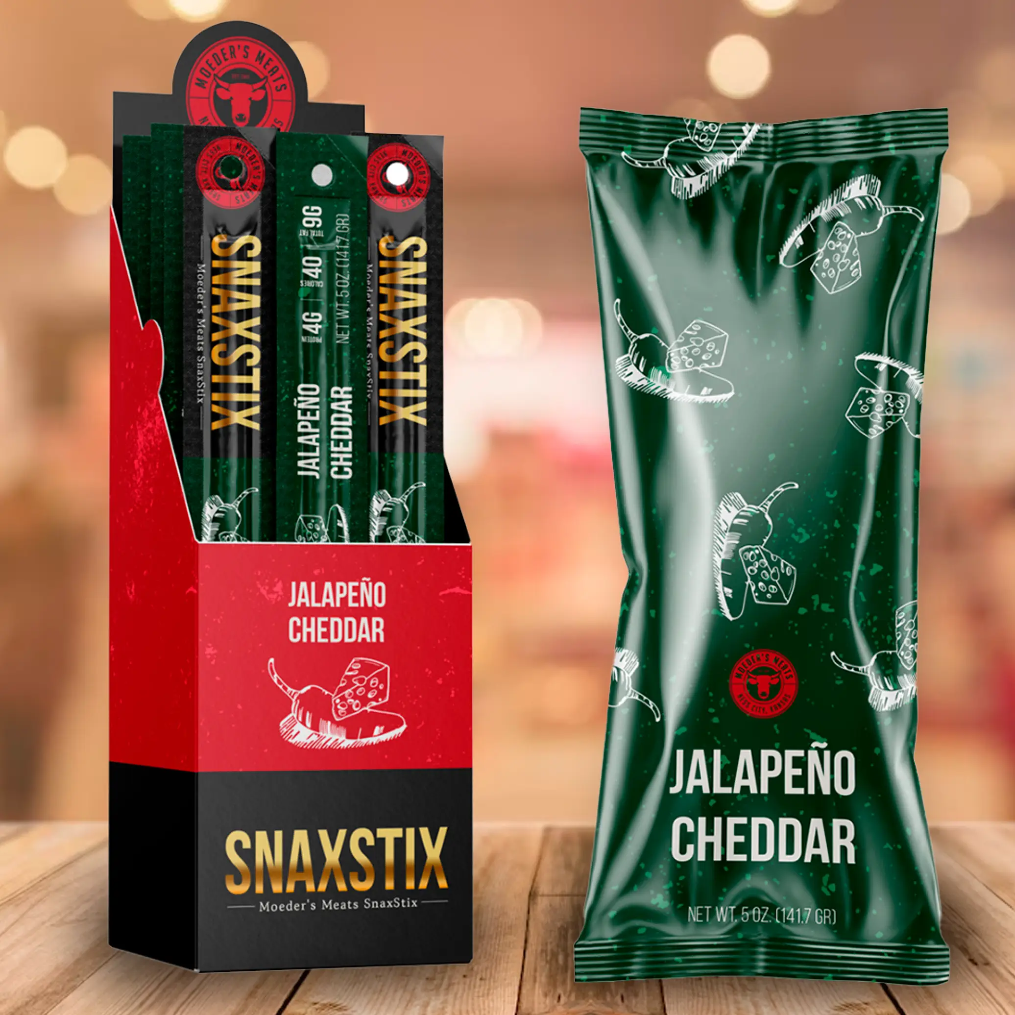 Branded food and beverage packaging and merchandise designs