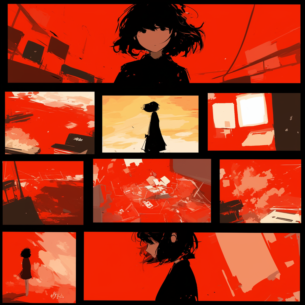 Anime storyboard