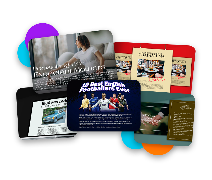 Available Project Categories & Subcategories