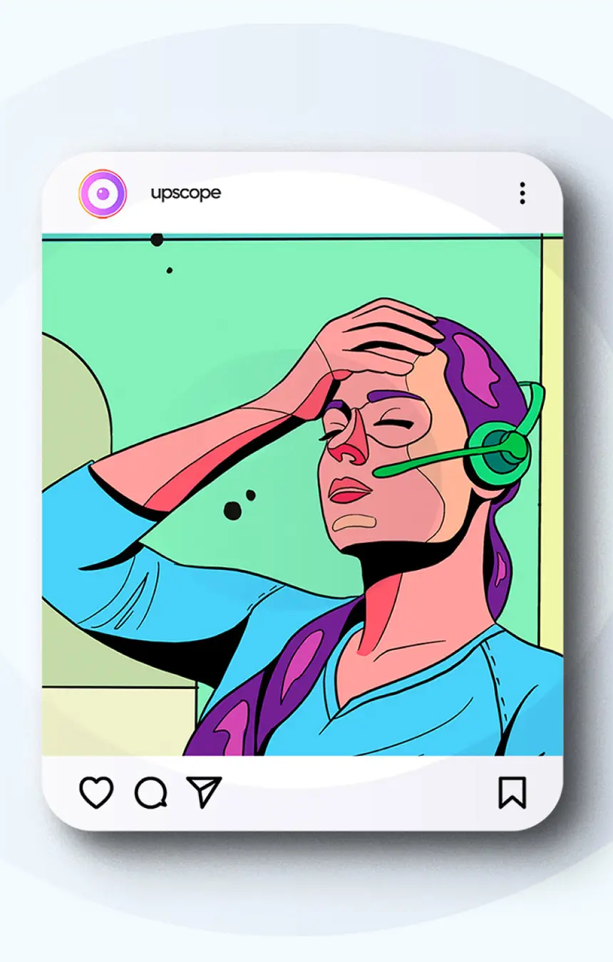 Upscope mobile campaign asset - Flocksy