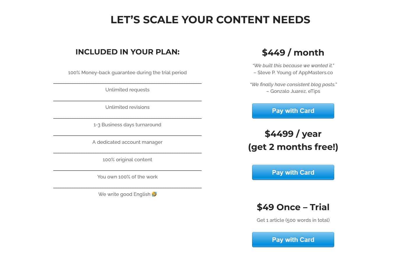 The Top Unlimited Copywriting Companies (updated 2026)