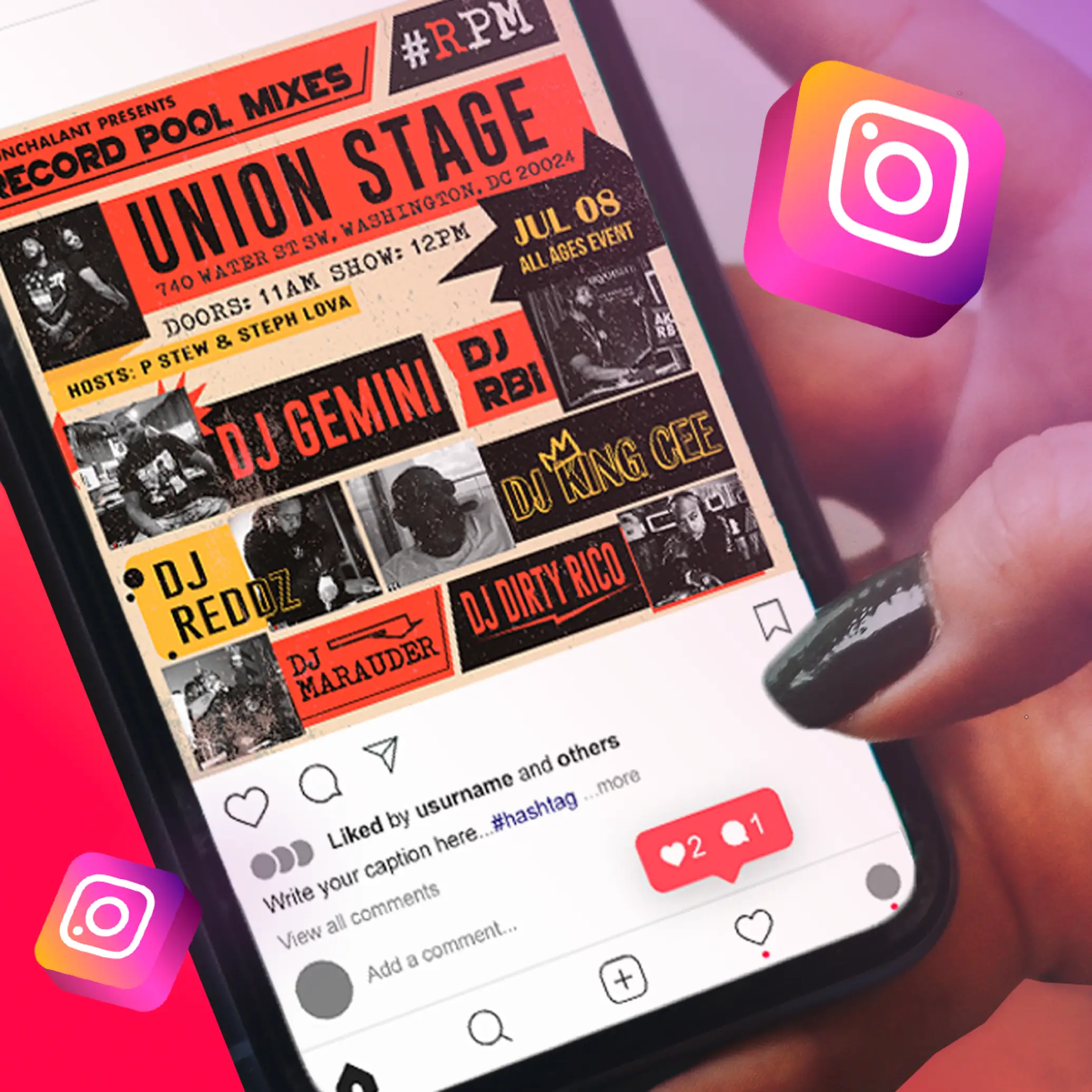 Unlimited graphic design example — Social ad