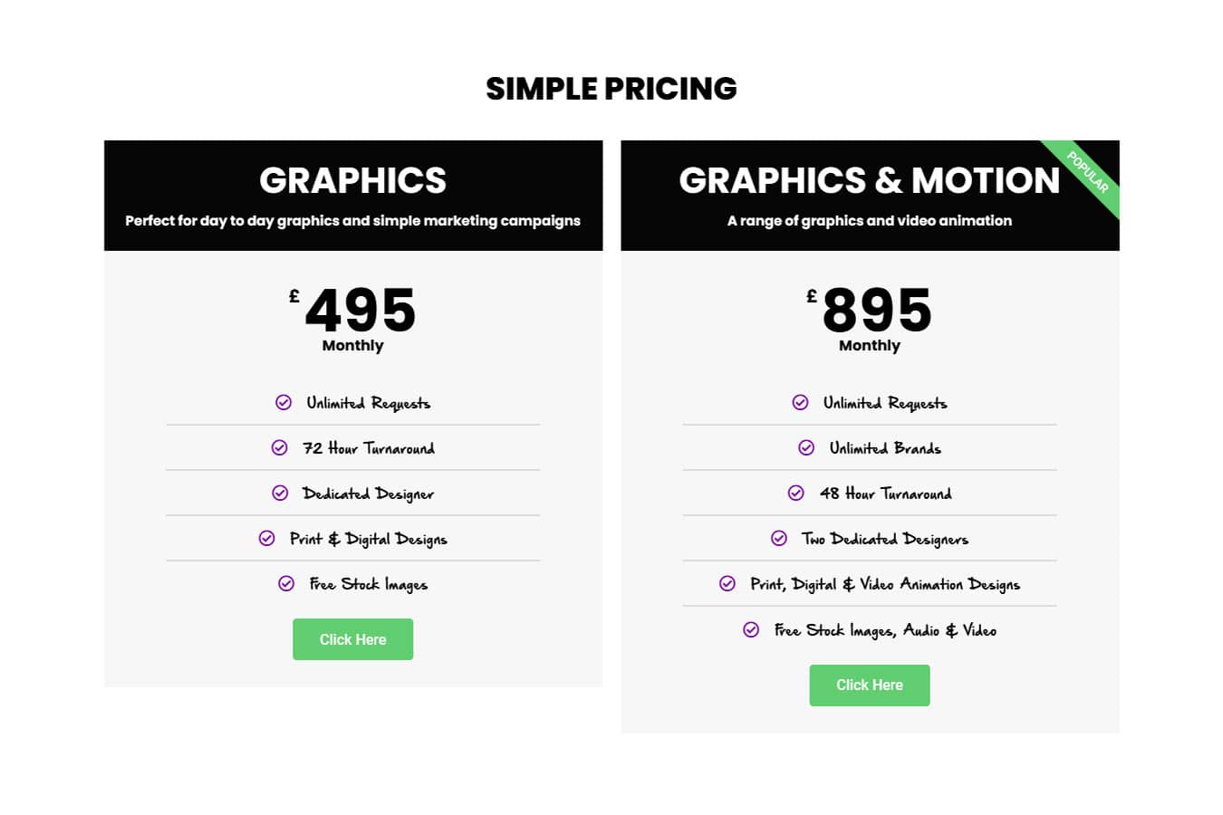 Unlimited Graphic Design UK-Based Services