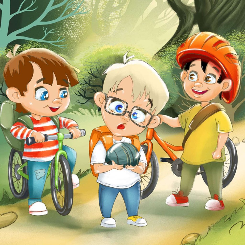 storybook illustration flocksy