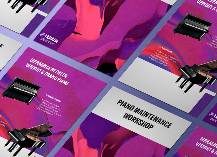 Yamaha POS and print collateral - Flocksy