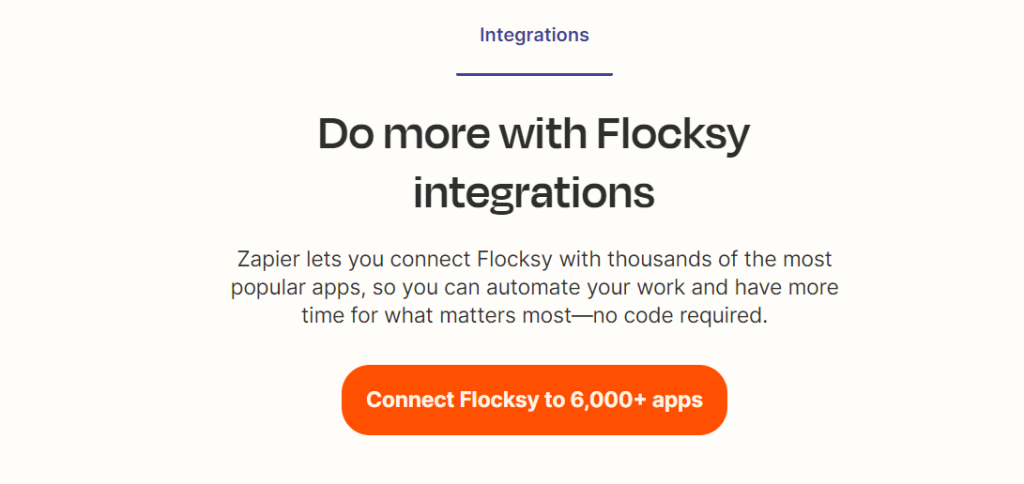 Flocksy + Zapier