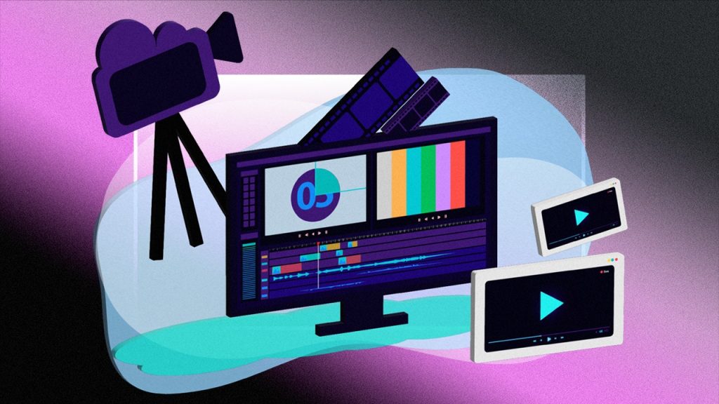 Video editing graphic