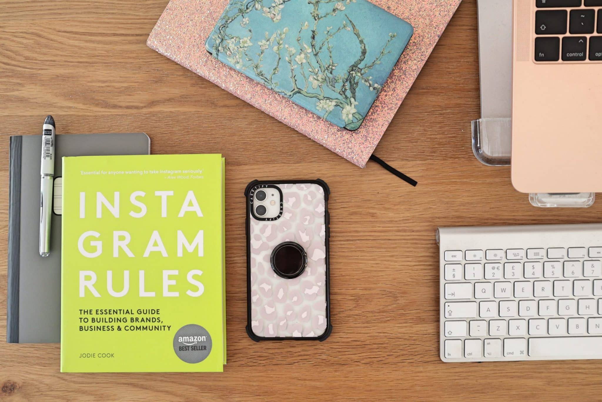 stock-photo-of-book-on-Instagram-rules-for-business