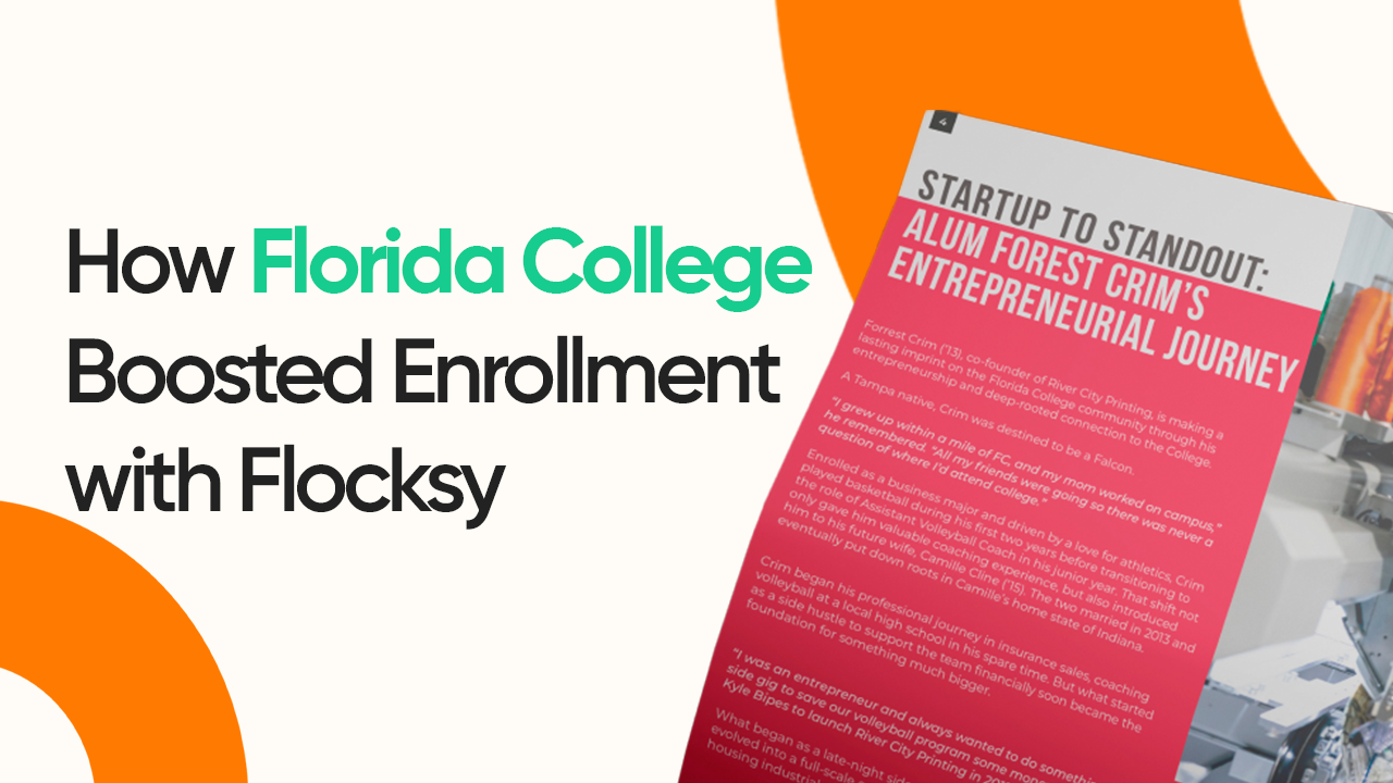 Florida College - Flocksy print collateral case study