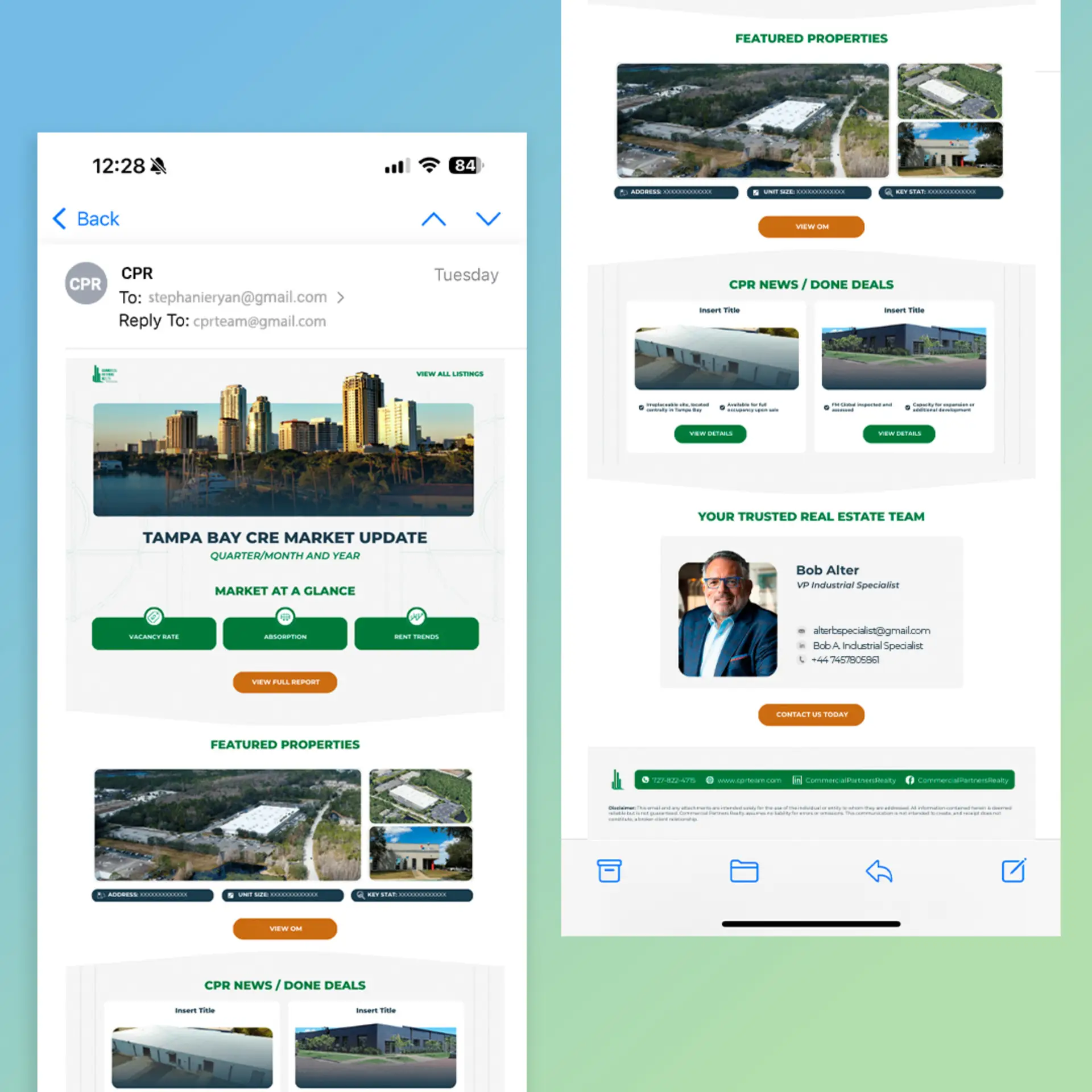 Email template