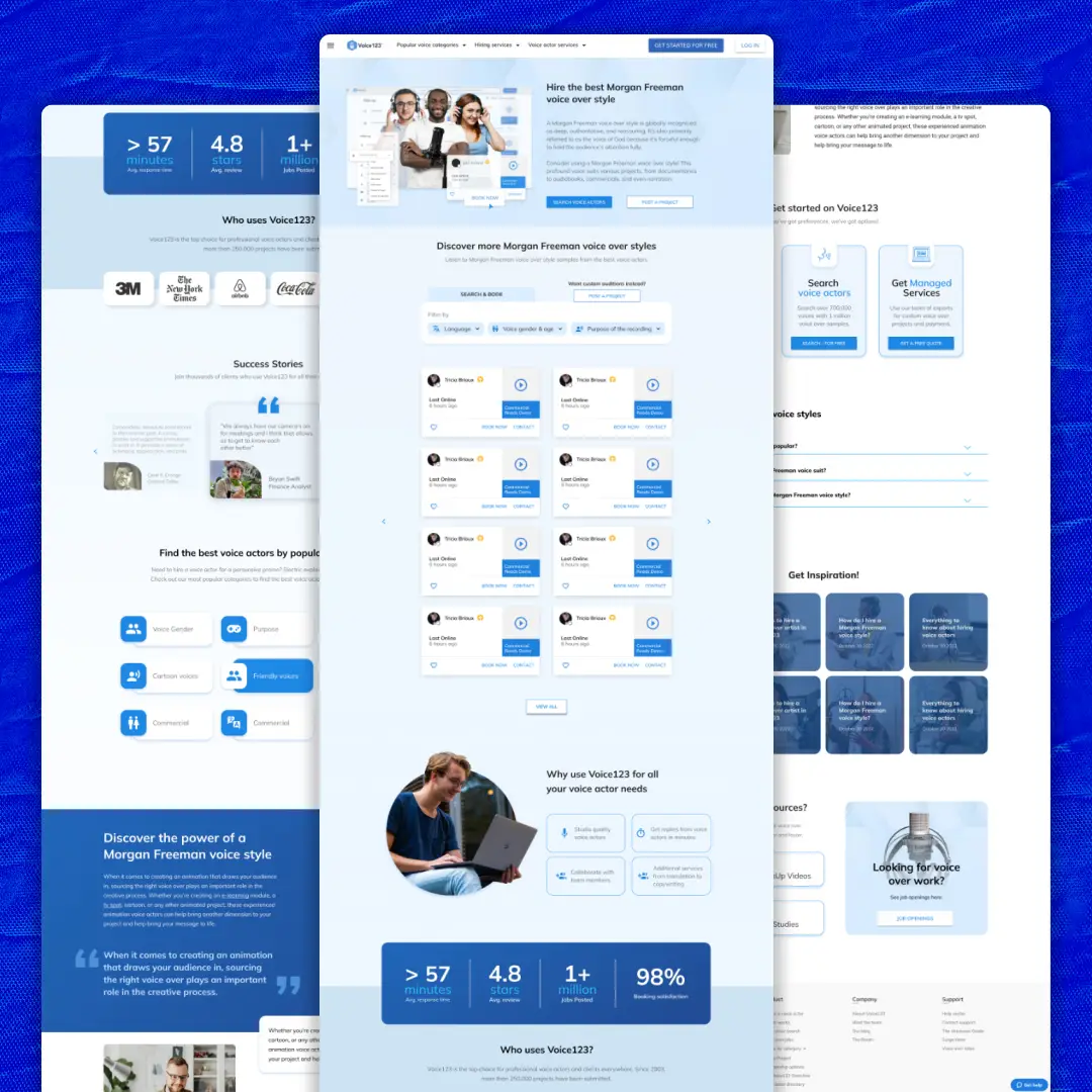 Real client landing pages 7