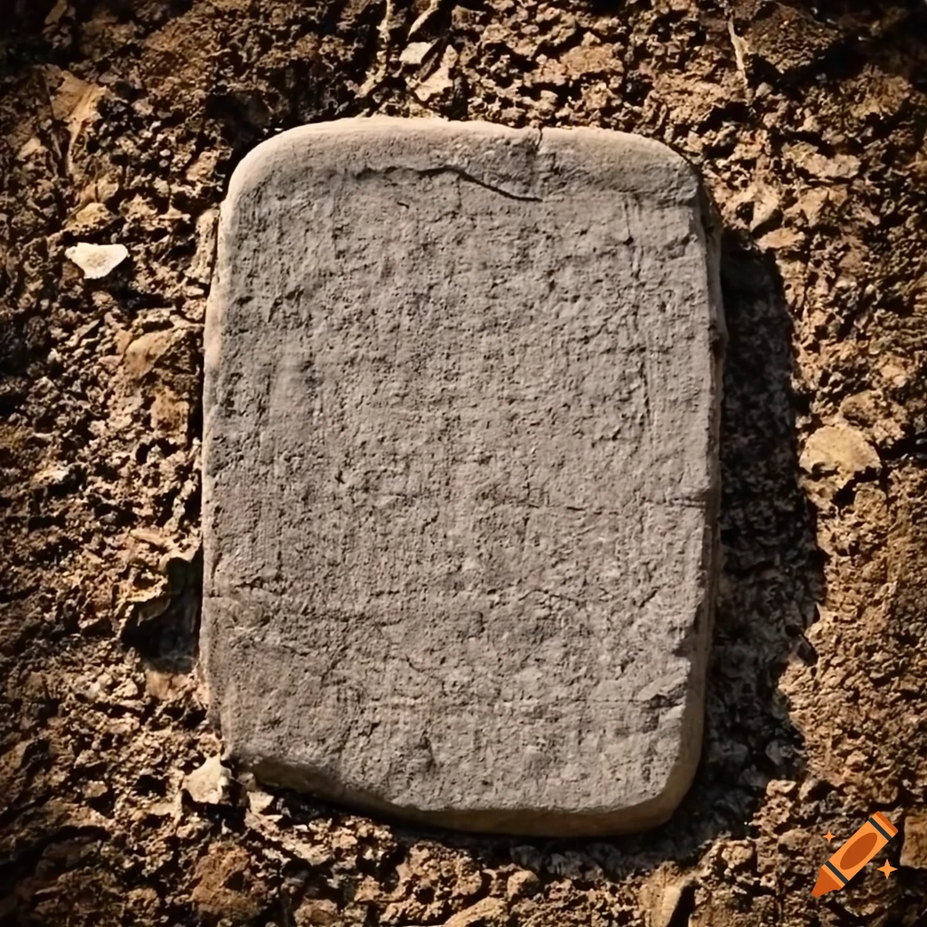 Image of a stone tablet