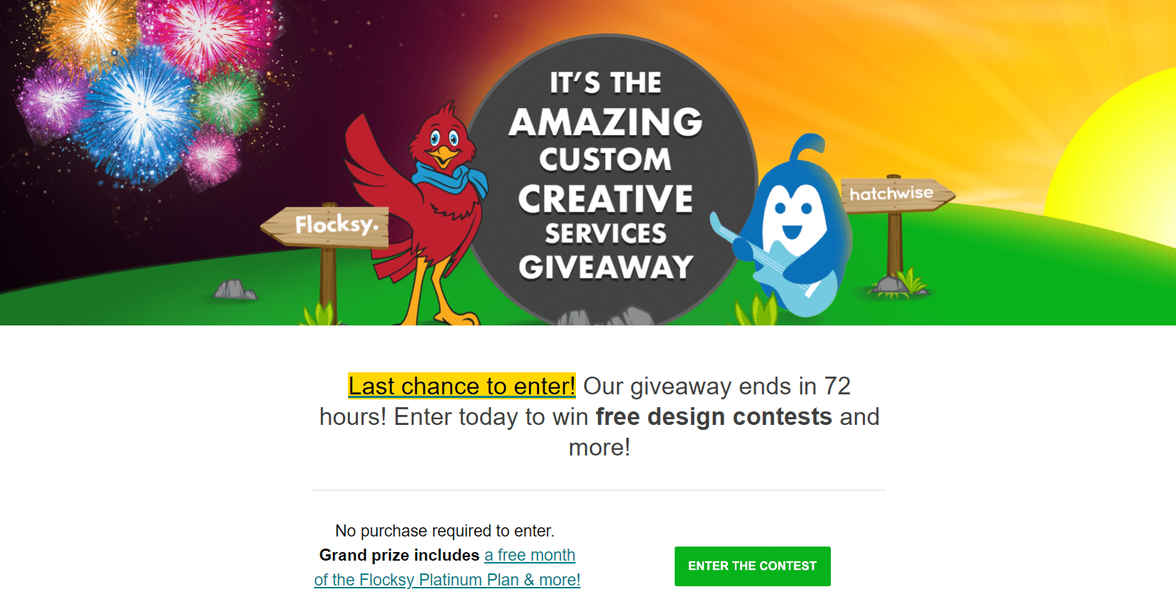 screenshot-of-Flocksy-giveaway-email