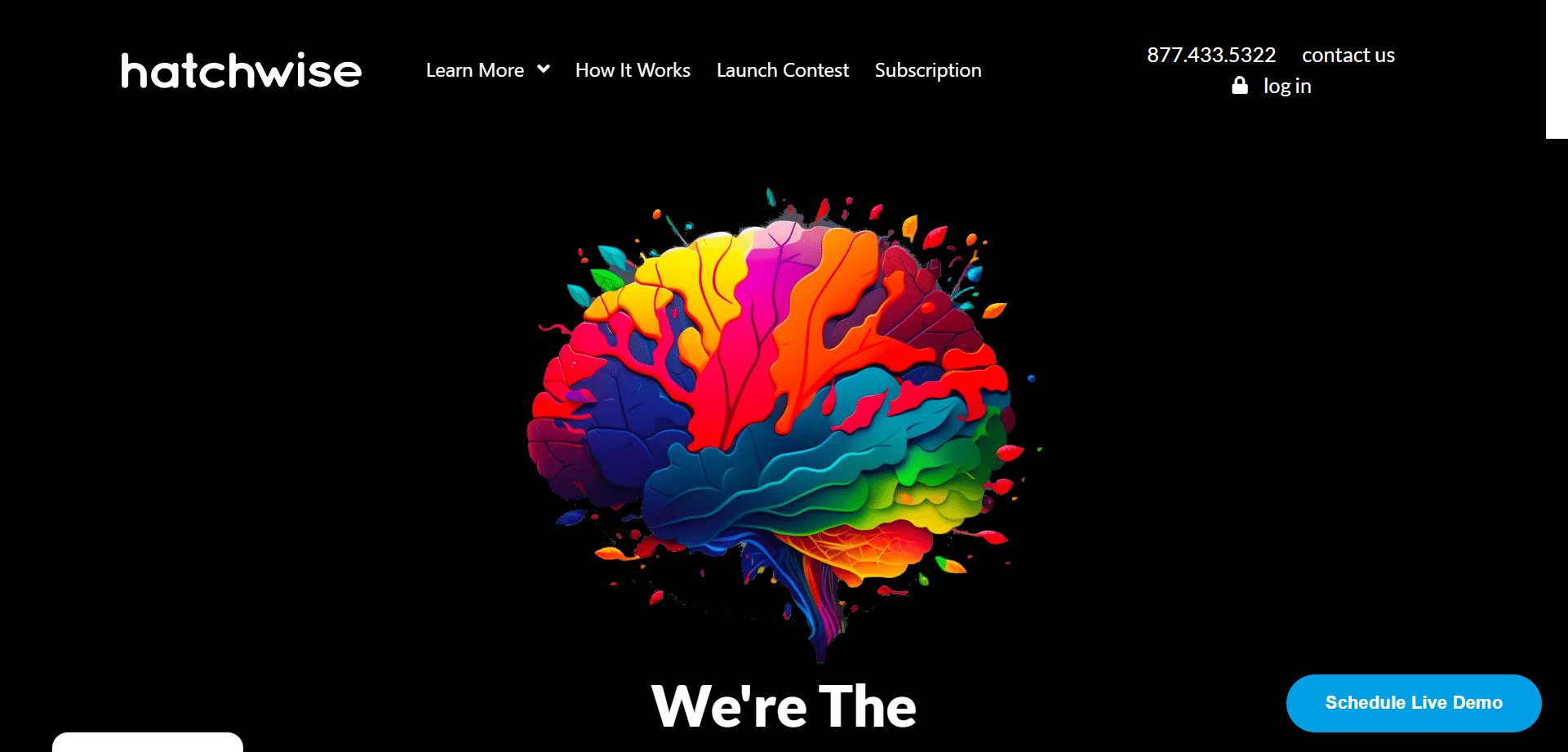 Hatchwise landing page