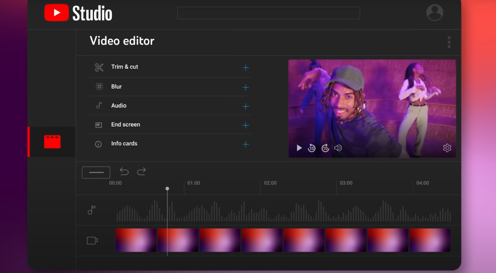 Screenshot of a tutorial on how to edit YouTube videos