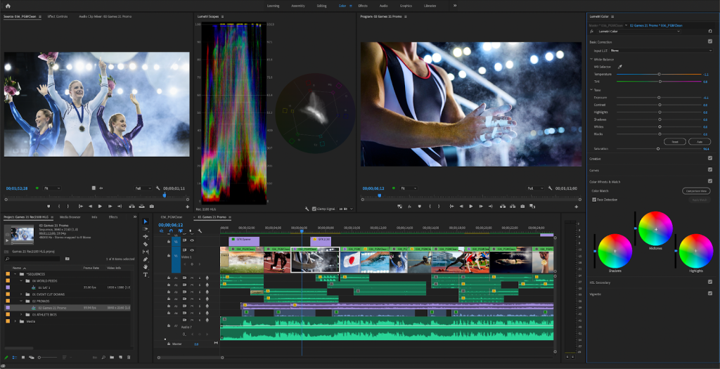 Image of a video being edited