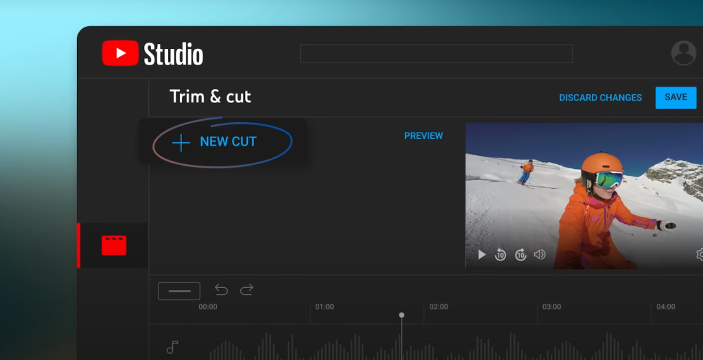 Screenshot of a tutorial on how to edit YouTube videos