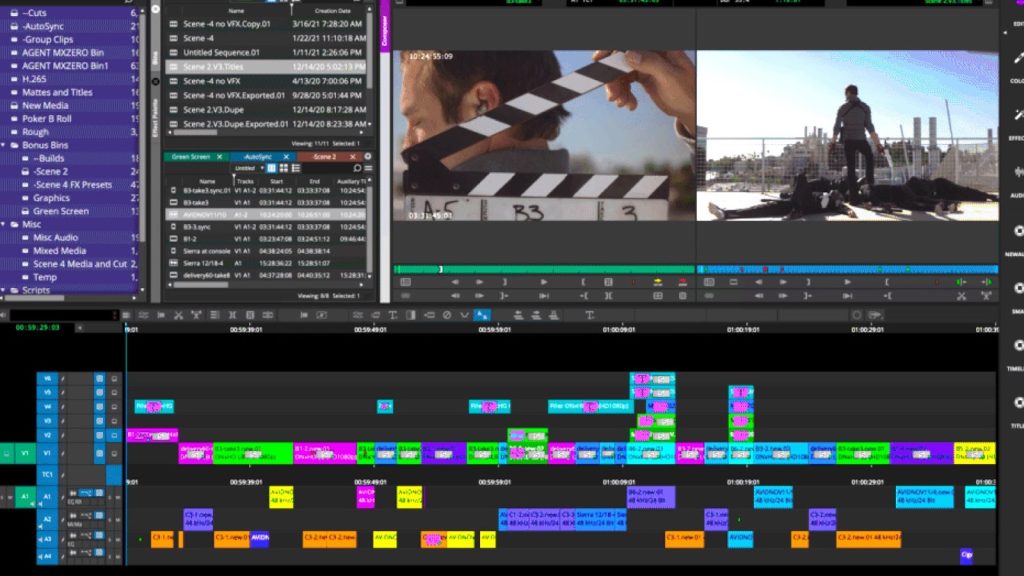 Image of a video being edited