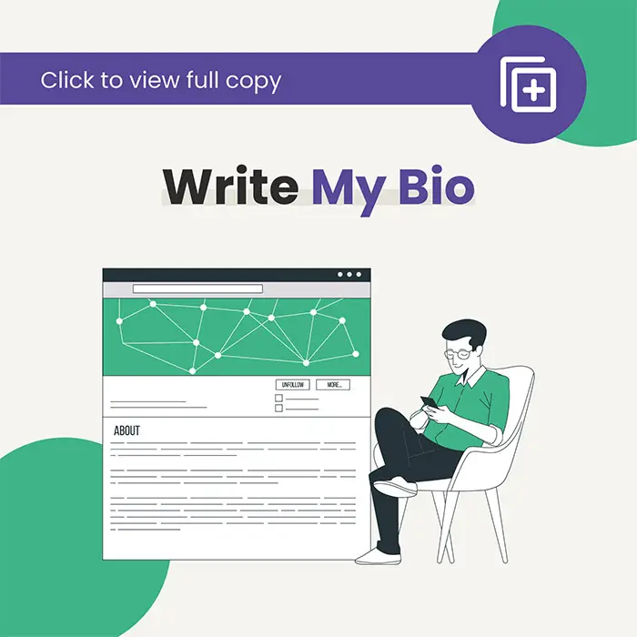 Custom Biography Copy