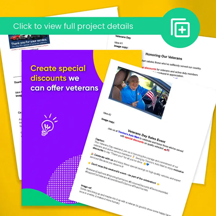 Veteran's Event Copy