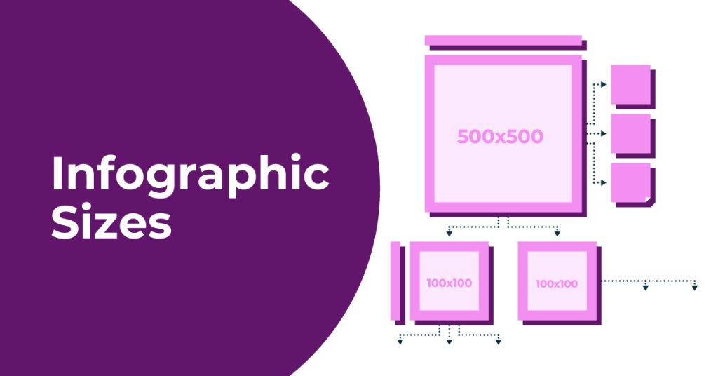 Infographic design sizes